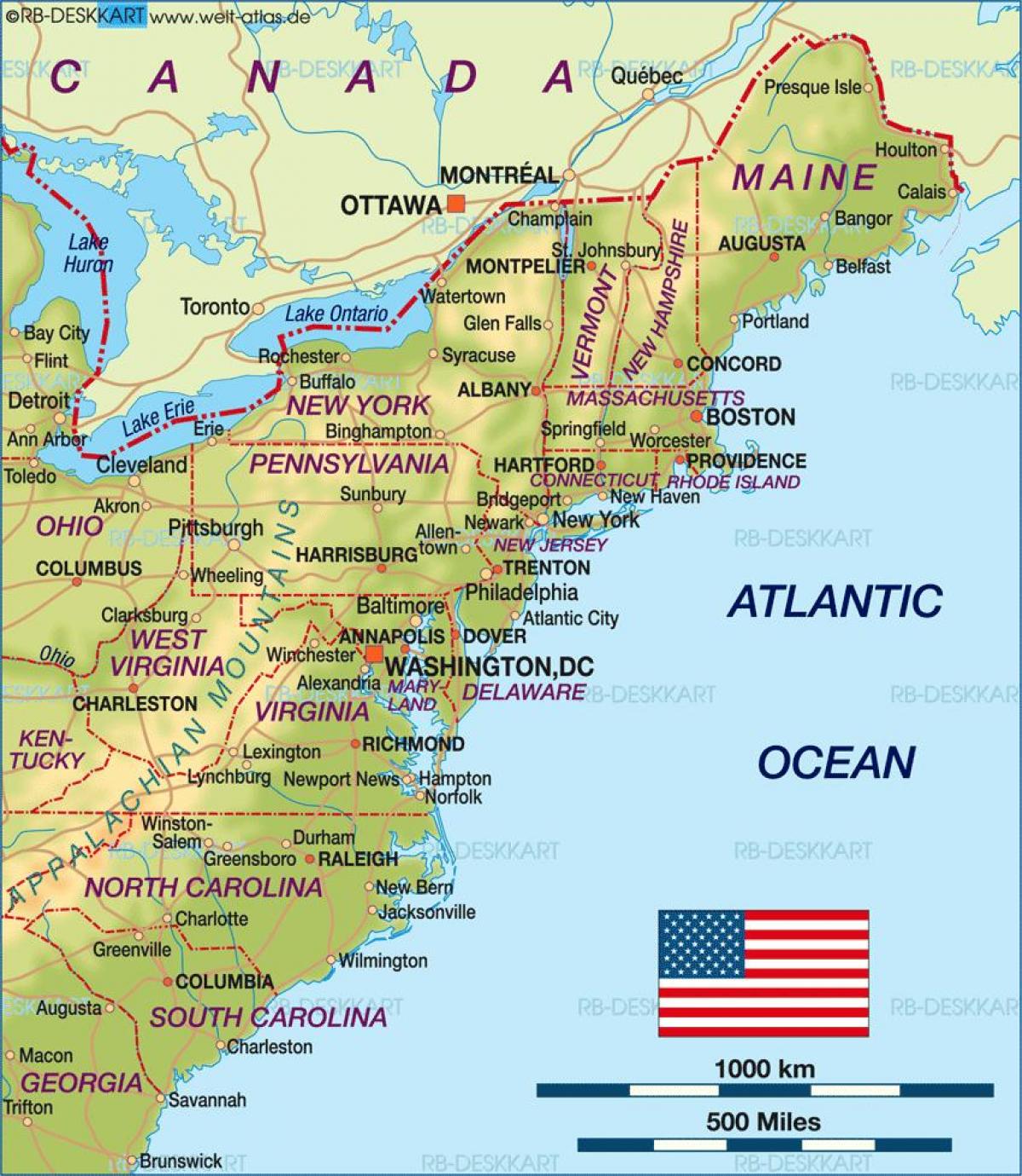 Бостон за нас мапа