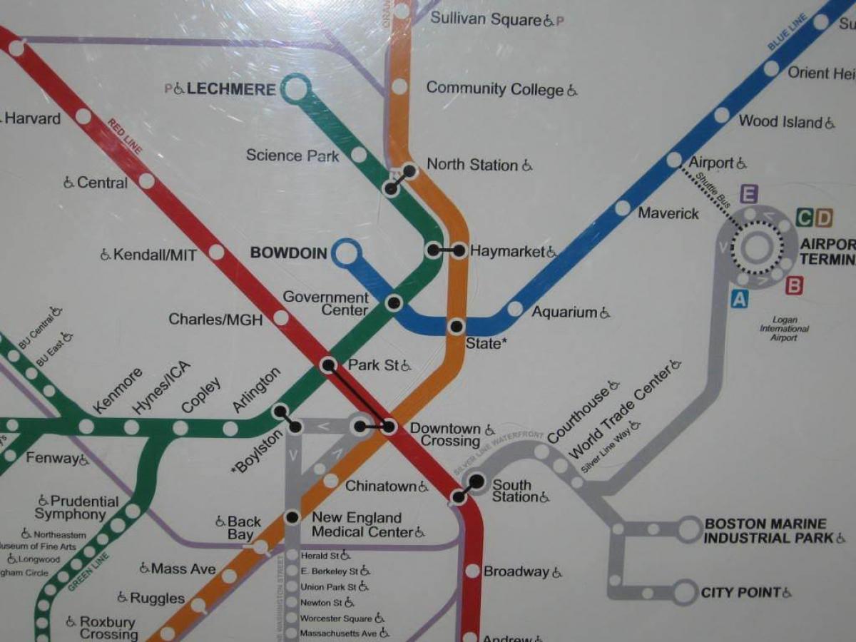 Бостон јужна станица на мапа