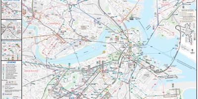 MBTA автобуска карта