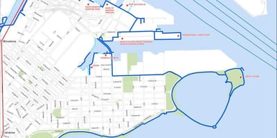 Harborwalk Бостон мапа