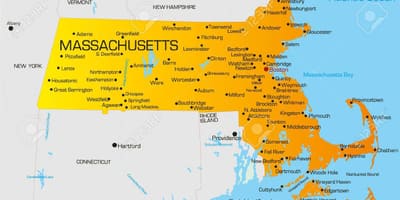 Massachuset мапа