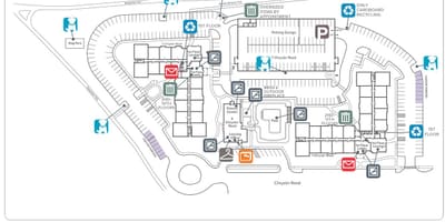 Карта на Natick Центар