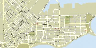 Карта на Бостон маса