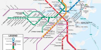 MBTA т мапа