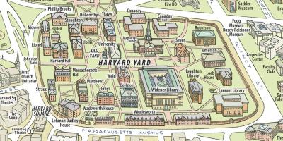 Карта на универзитетот Харвард