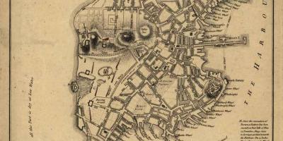 Карта на историски Бостон