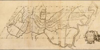 Мапа на колонијалната Бостон
