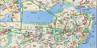 Бостон хоп на хоп исклучите количка турнеја мапа